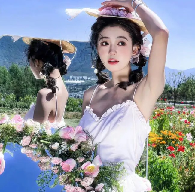 黄昏时分、牵着手